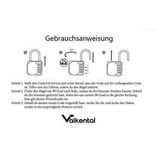 QuickLock - Zahlenschloss fr ValkPro, ValkBasic, ValkOne & ValkOcean