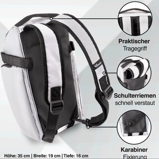 Trunk Bag - Aufliegende Gepäckträgertasche mit Rucksackfunktion